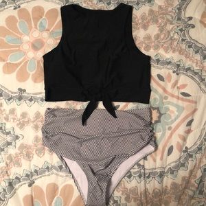Shein High Waist Bikini Set